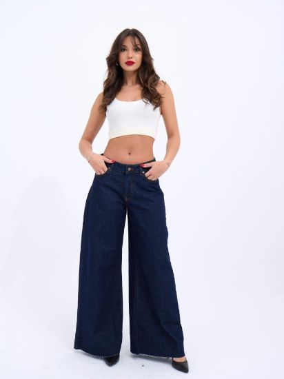 7350 KOT PANTOLON-MAVİ resmi